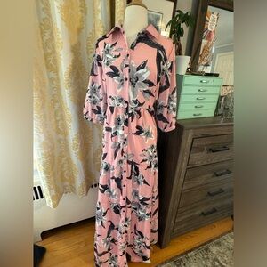 Maternity to post partum maxi dress